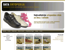 Tablet Screenshot of bataortopedija.com
